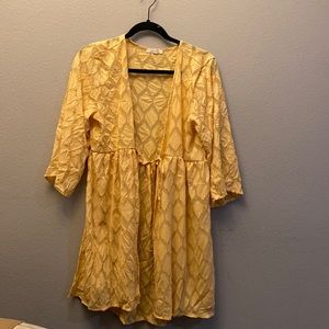 Yellow cardigan never worn!